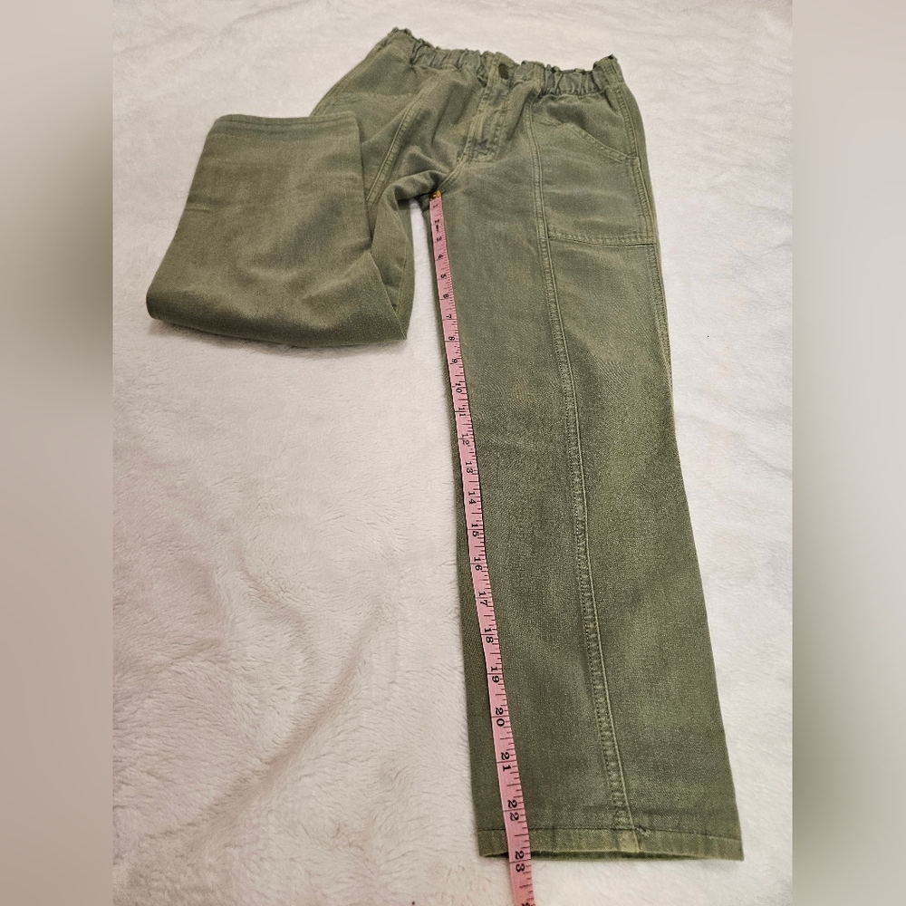 Mother The Springy Ankle Loden Frost Green Cargo Size 26 - Picture 11 of 14